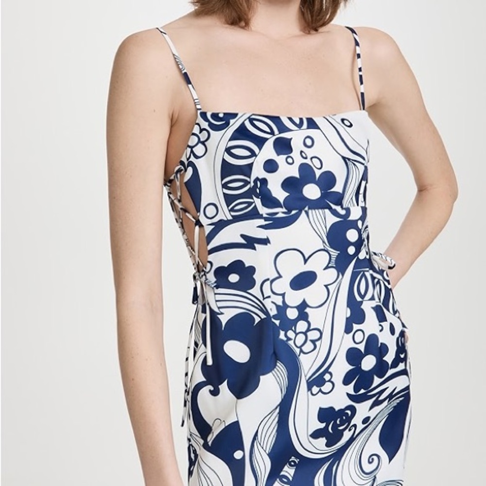 Wayf Ashbury Side Lace Up Mini Dress